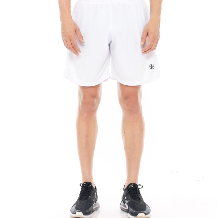 ✨LARIS✨ -SecondShape - Celana Pendek Olahraga Pria Futsal Lari Training Gym - Hitam, M