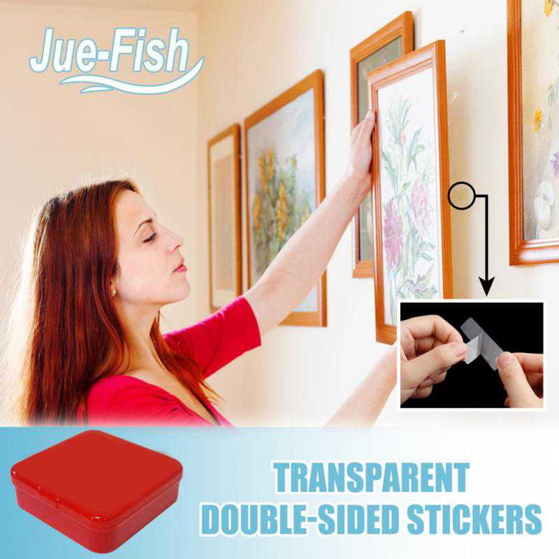 

TD - PKK Jue-Fish Double Tape Washi Adhesive Selotip Perekat Tahan Air 60 PCS - JF60