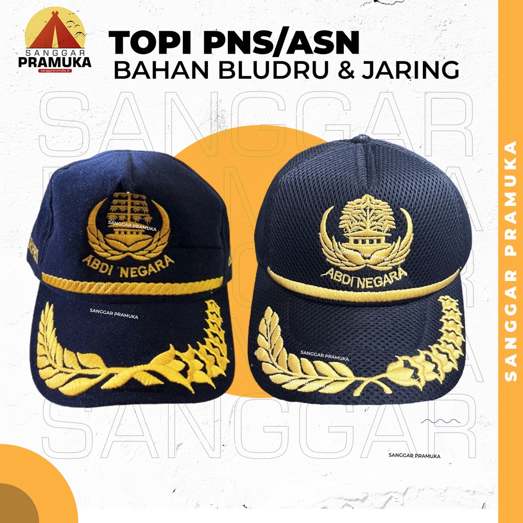 Topi korpri bordir / Topi Asn / Topi Pns