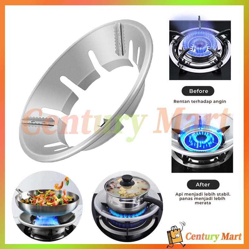 Nampan Dudukan Kompor Gas/Portable Pelindung Kompor Gas/Cover Api Tebal Pelindung Anti Angin Kompor 