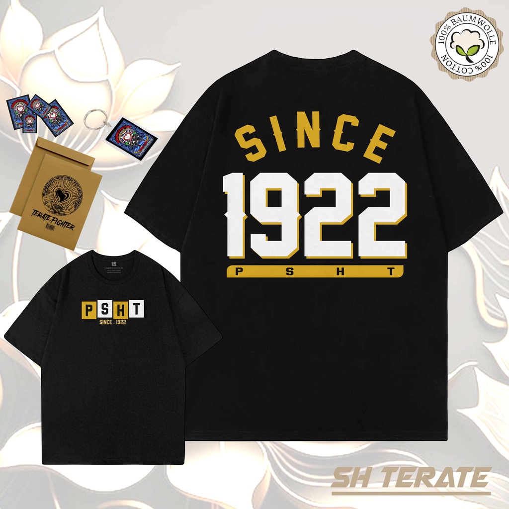 Kaos  PSHT Setia Hati Terate SINCE-1922 Kaos PSHT 1922 Raja tega Srikandi SH