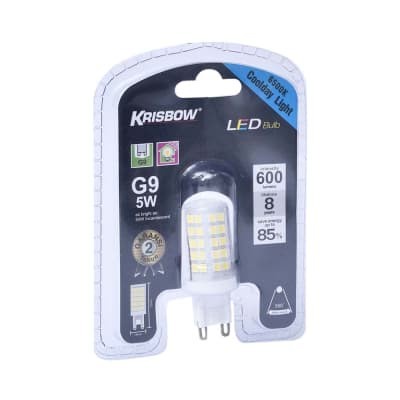 Krisbow Bohlam Led 5 Watt Cool Daylight G9 - Putih