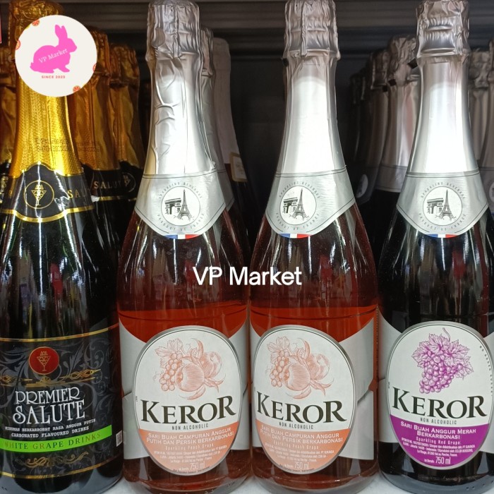 

Keror Sparkling Peach Grape 750ml | Sari Buah Anggur Dan Persik