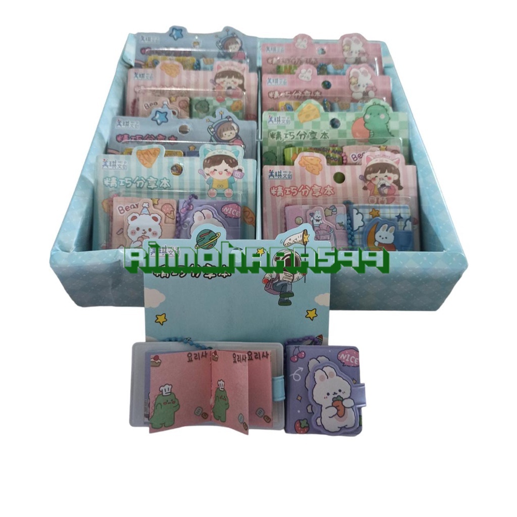

MINI SHARING BOOK NOTEPAD POCKET BOOK CUTE CARTOON ISI 2PCS