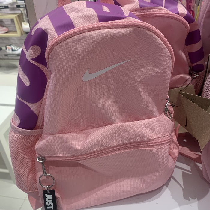 Nike kids backpack / tas ransel anak - Pink Purple