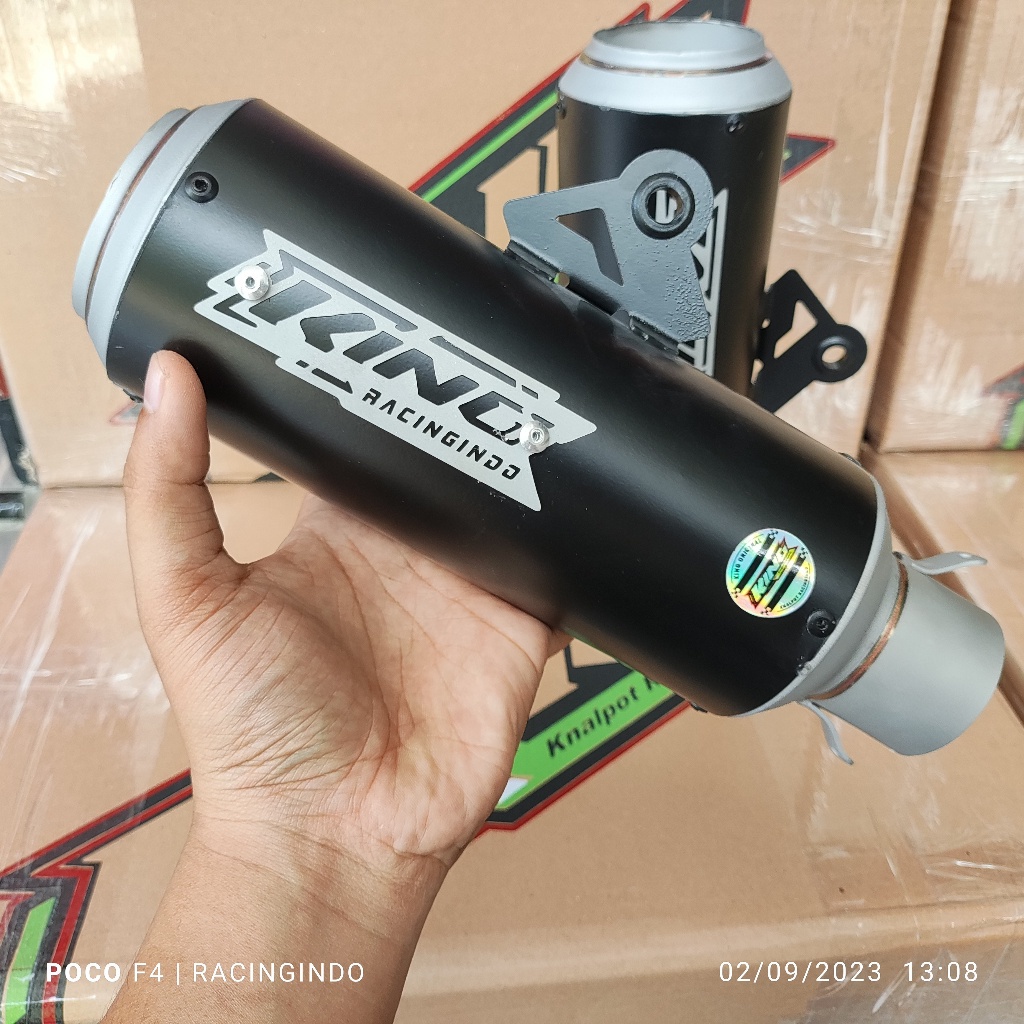 slinser knalpot inlet 50 king original model dpj gp 1 sanblast gratis laser nama megapro tiger gl pr