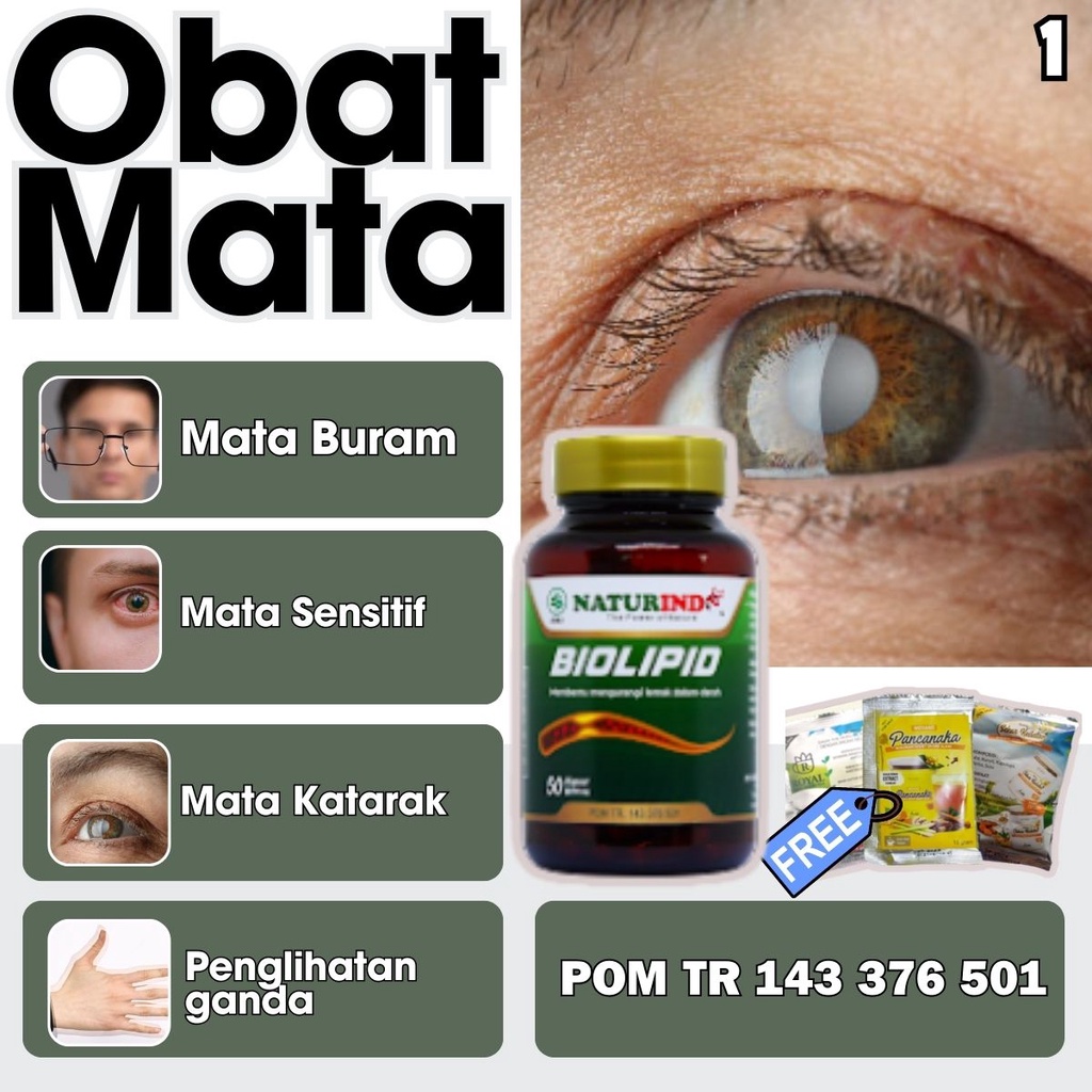 Biolipid mata putih obat katarak paling ampuh tanpaoprasi mata minus plus glukoma berlemak buram sil