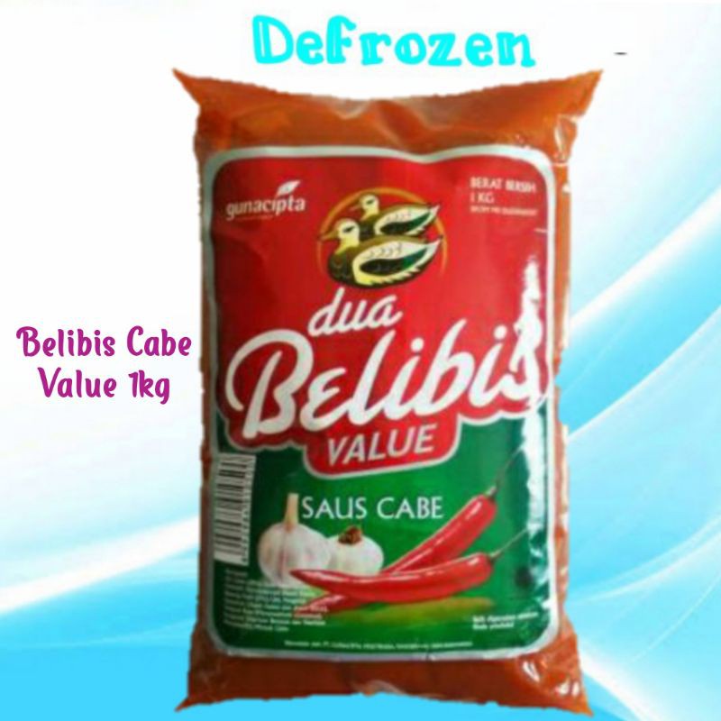 

Belibis Saus Cabe Value Bantal 1KG - PENYEDAP MAKANAN ENAK DAN HALAL I SEMBAKO