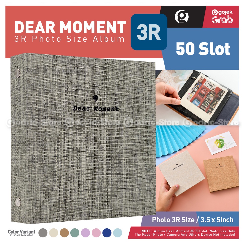 Album Foto 3R Dear Moment untuk 50 Slot Photo Album (Size 3 x 5 inch)