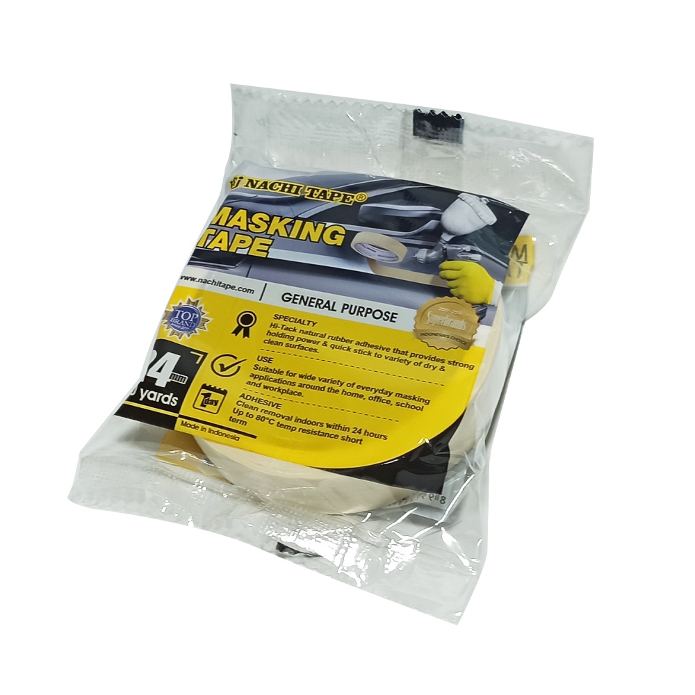 

Nachi - Masking Tape 24mm Lakban Kertas - Roll