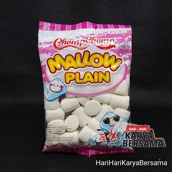 

CHOMP CHOMP MALLOW PLAIN MARSHMALLOW POLOS 60GR