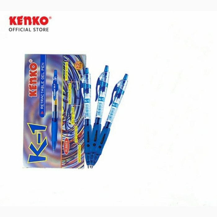 

Gelp Pen KENKO Rectra K-1 Biru