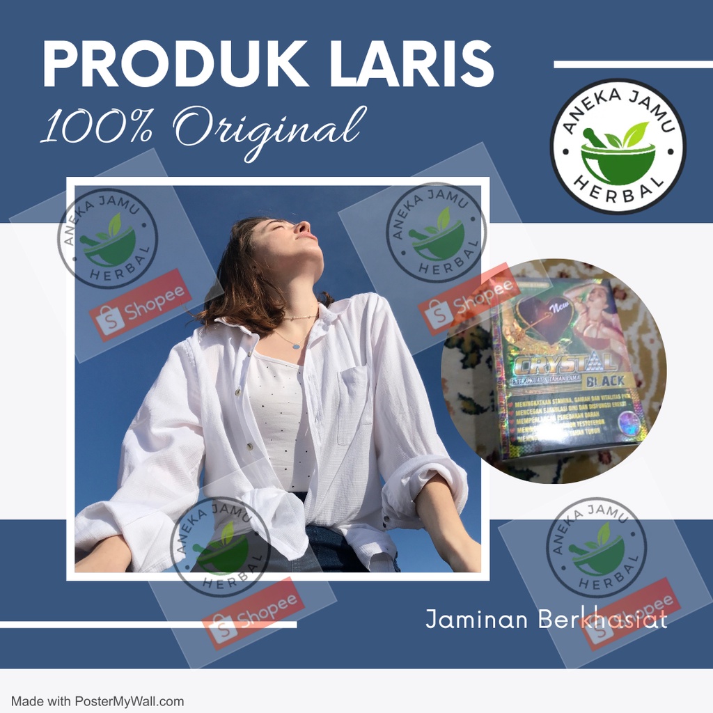 

herbal/AJHcrystalblackAsli/ Original KAP