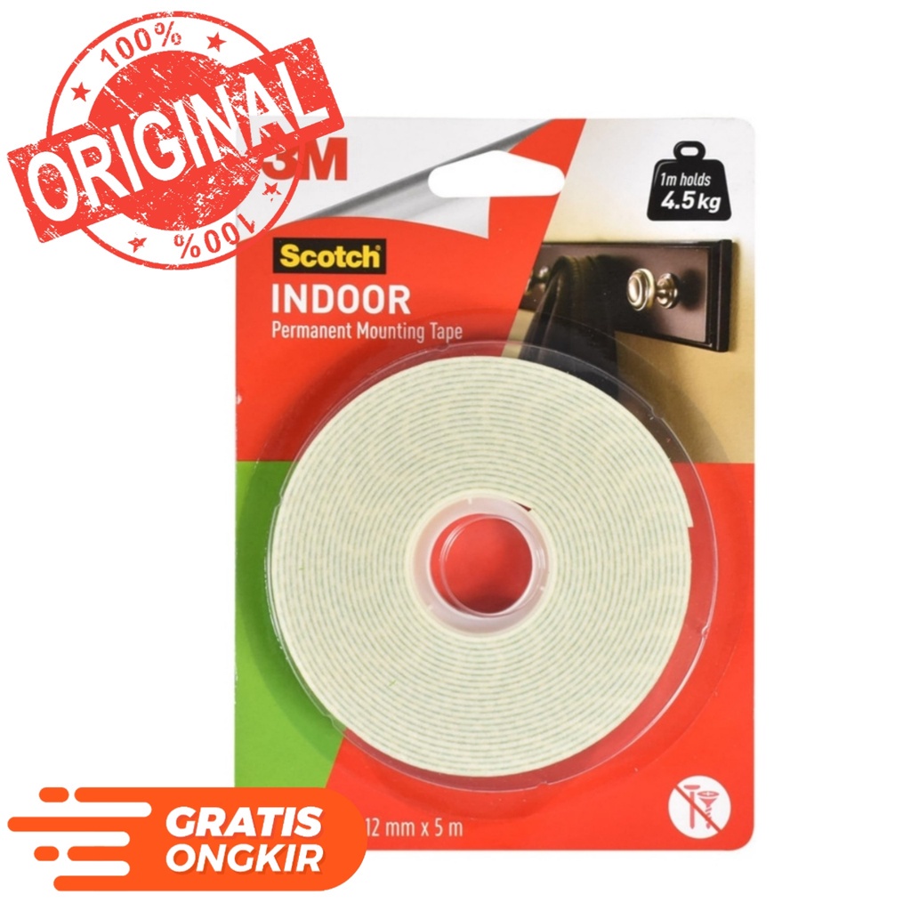 

3m Mounting Tape Interior 12mmx5mtr