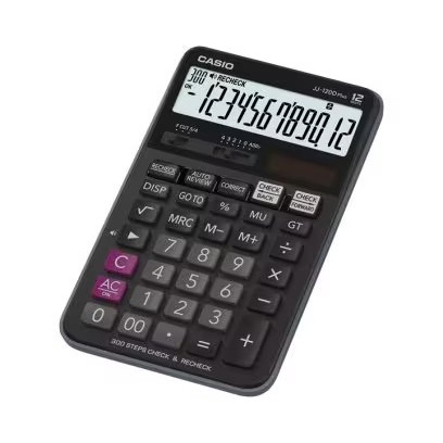 

Kalkulator Meja CASIO JJ-120D Plus Office Check & Correct Series Desktop Calculator 120 D