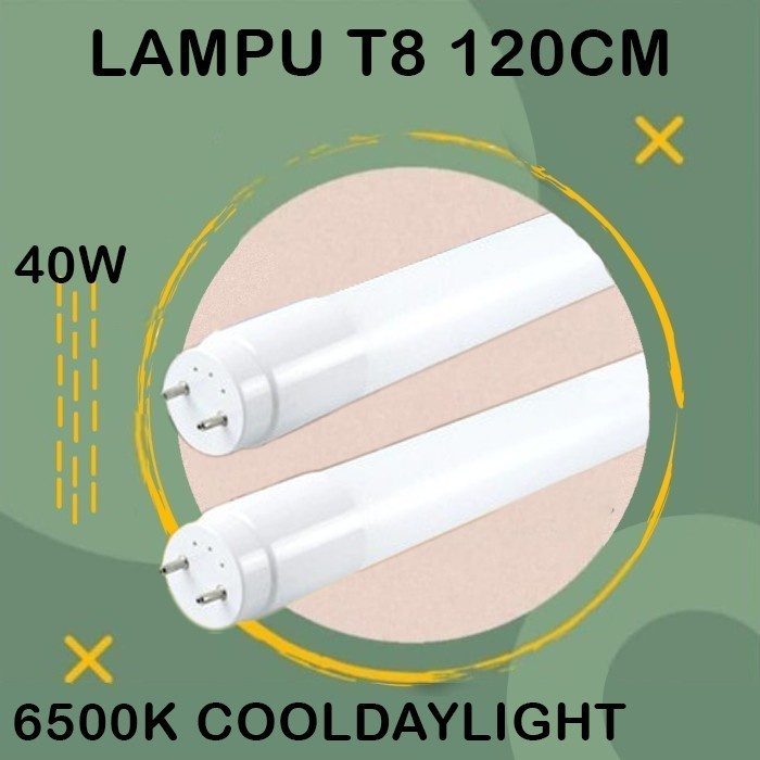 WELITE LAMPU LED TL T8 Tube 40Watt 120Cm 6000k Cool White