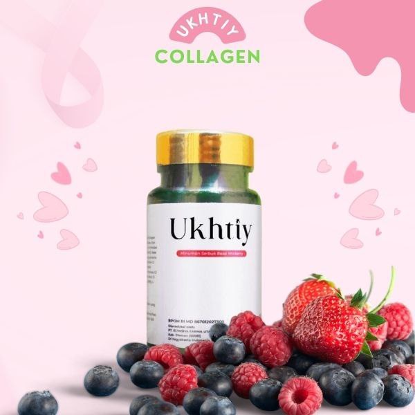 Paket 2 Botol UKHTIY Collagen Drink | UHTIY Kolagen | Minuman Kolagen Halal |UKHTIY Minuman Kolagen