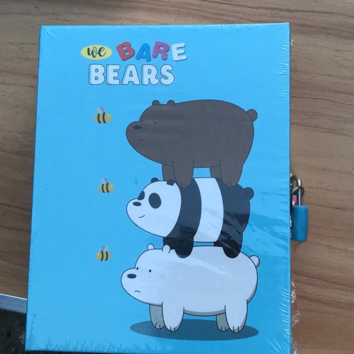 

DIARY GEMBOK WE BEAR BARES LUCU DAN IMUT SEGEL KUNCI FREE PLASTIK - PINK