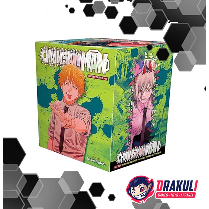 

Drakuli Hobbies Manga Chainsaw Man Box Set Vol. 1-11 (Paperback)