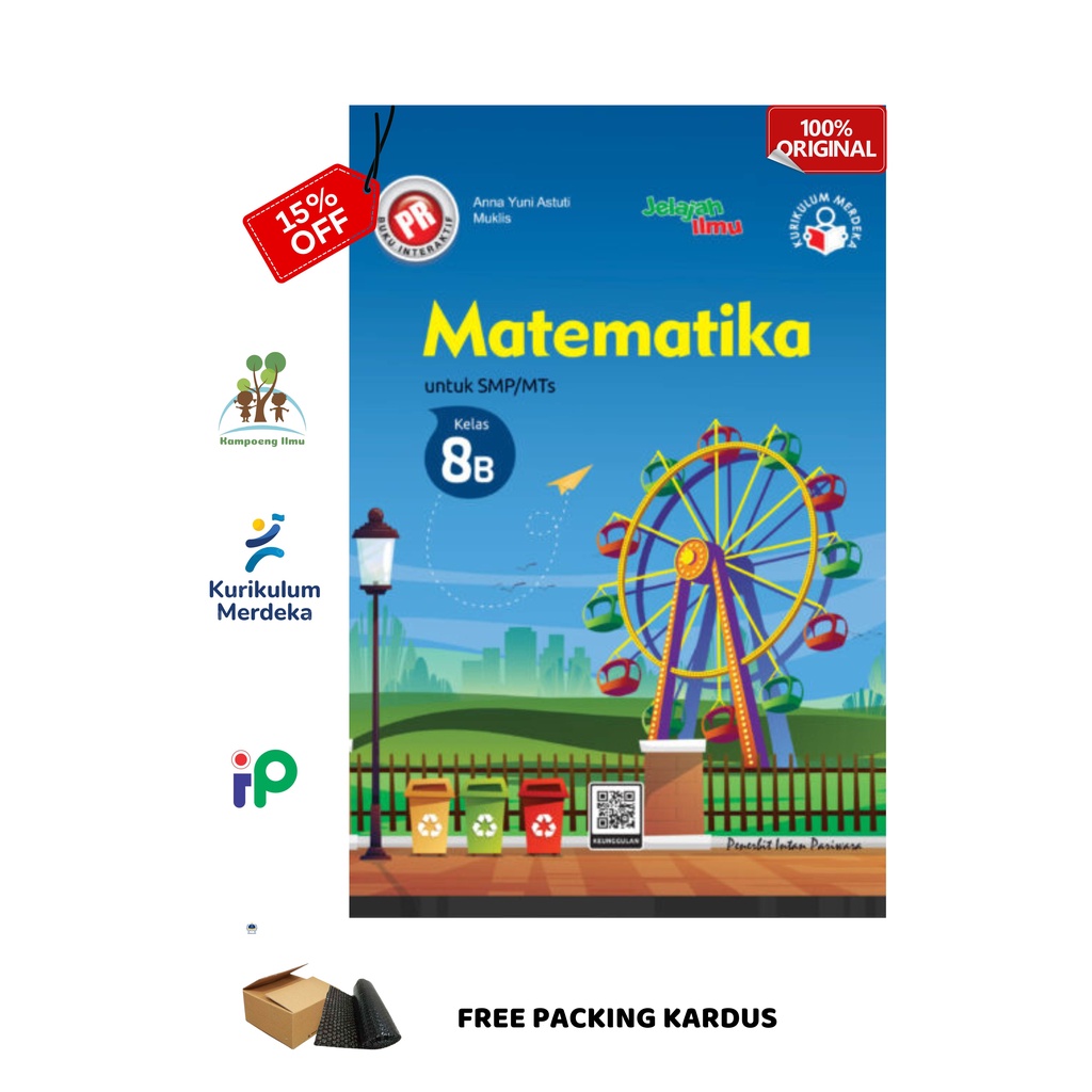 Buku LKS  MATEMATIKA SMP Kelas 8 Semester 2 Kurikulum Merdeka Tahun 2024
