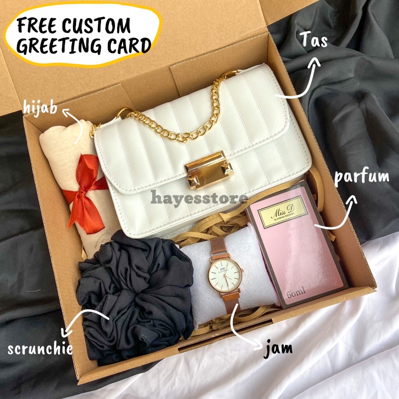 

GBW075 [HAYES] TAS 0023 KADO CEWEK HAMPERS TAS SELEMPANG WANITA TAS BAHU KADO NATAL ANNIVERSARY VALENTINE
