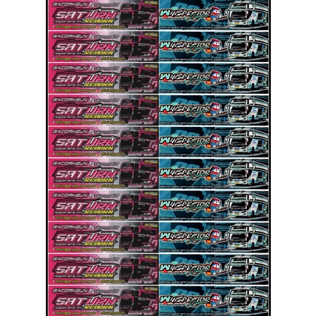 Sticker bus basuri / tempelan sticker bus Artis