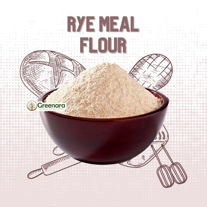 

[KUALITAS PREMIUM] Rye Meal Flour 1Kg / Tepung Gandum Rye Terjangkau