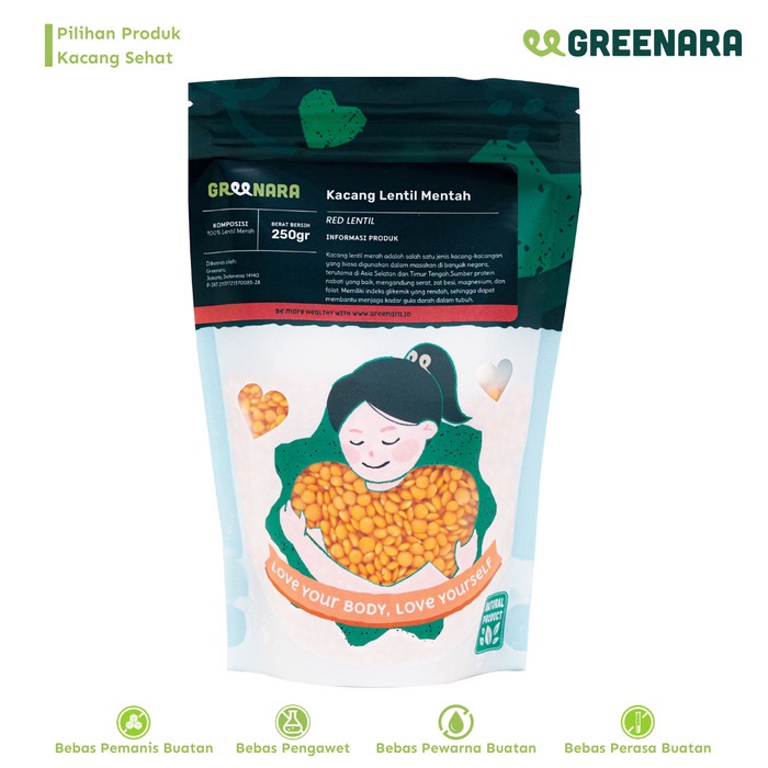 

[KUALITAS TERBAIK] Lentil Merah 250gr / Red Whole Lentils Termuarah