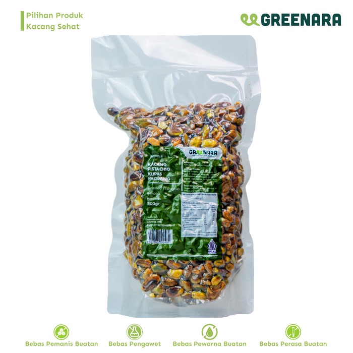

[KUALITAS TERBAIK] Kacang Pistachio Kupas Panggang 500gr / Roasted Pistachio Kernel Termuarah