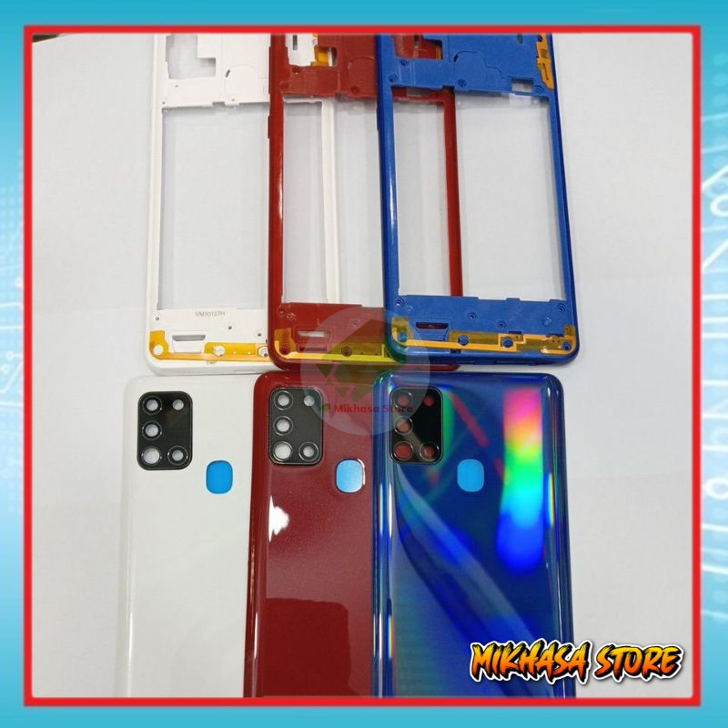 Backdoor Plus Bezel samsung a21s Backcover Kesing Tutup Belakang samsung a21s
