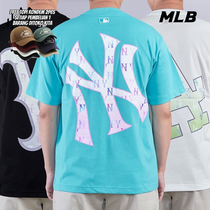 MLB Korea NY Yankees Gradation Monogram Tee
