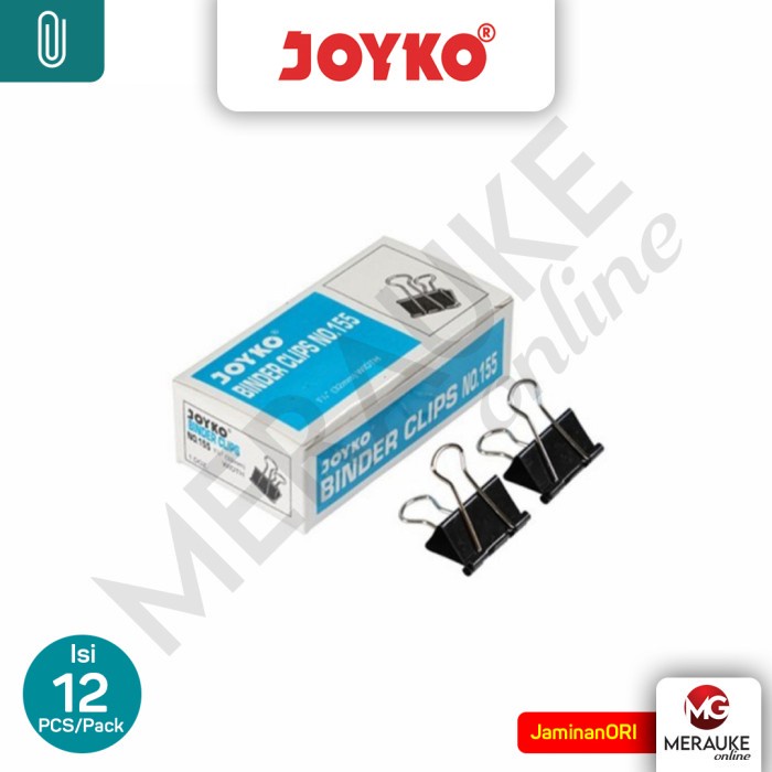 

Binder Klip JOYKO No. 155 (1 Box isi 12 Pcs)