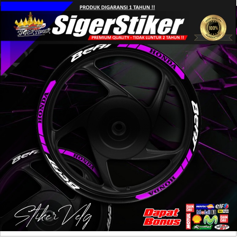 Sticker VELG Beat Premium BEAT FI/ESP/DELUXE/POP/STREET