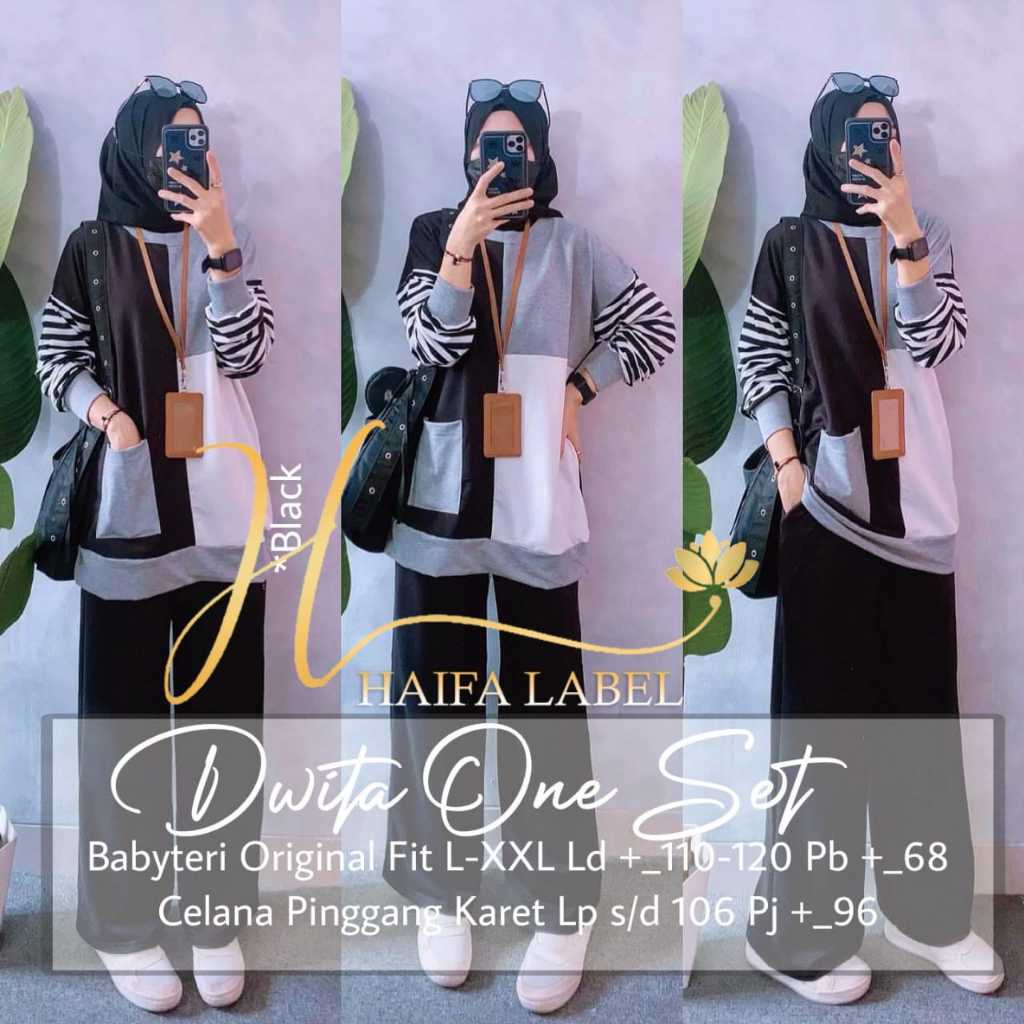 [jejehastore] dwita setelan babyterry jumbo
