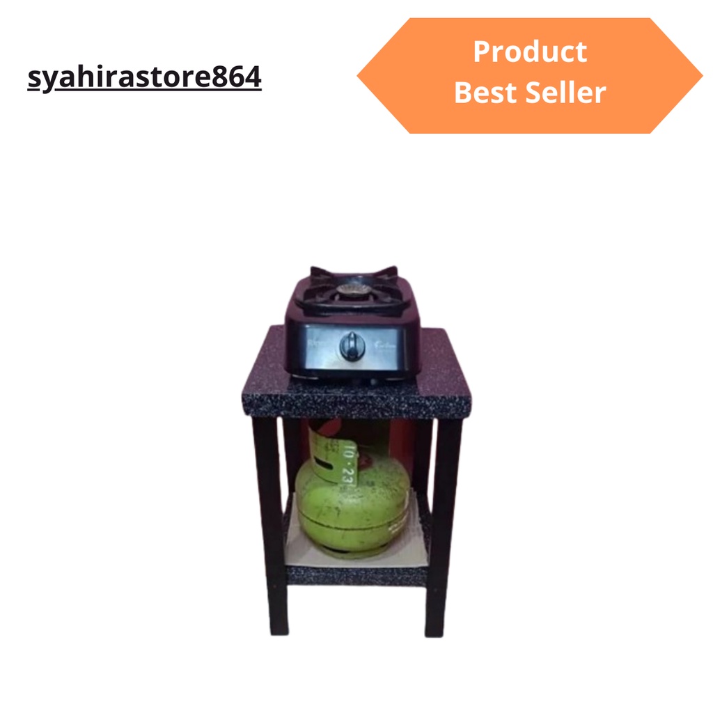 Meja Kompor Gas  Minimalis Portable Rak  Serbaguna