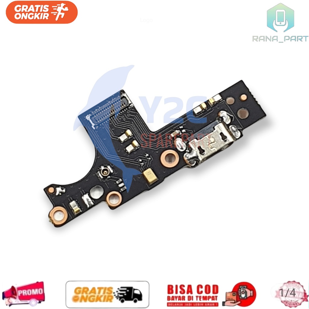 NOKIA 3 + MIC | Papan Konektor Charger - Flexi Fleksibel Connector Carger Casan Cas Tc Charging