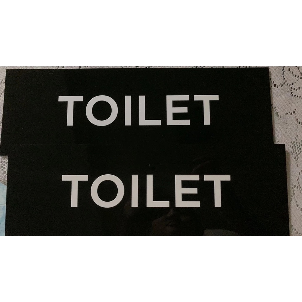 

Papan Petunjuk Toilet Aklirik | Sign Label Toilet Akrilik | Toilet Akrilik Tinggal Tempel