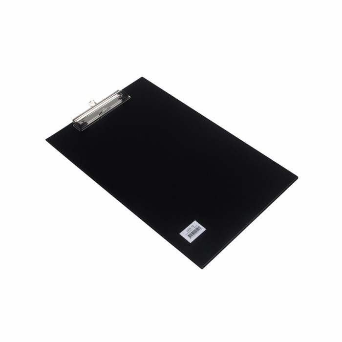 

Andma CLIPBOARD CLIP BOARD PAPAN JALAN ALAS UJIAN BANTEX FOLIO 4205-10 BLACK