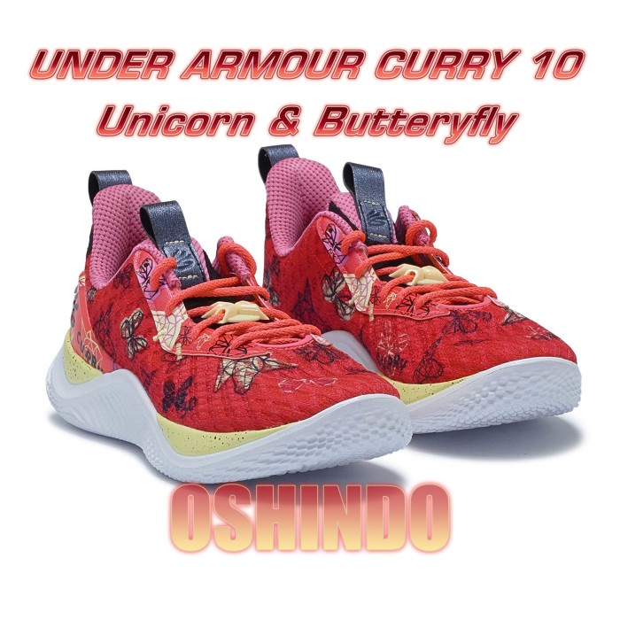 Terlaris ✨ -Sepatu Basket Under Armour UA Curry 10 Original Asli - Unicorn