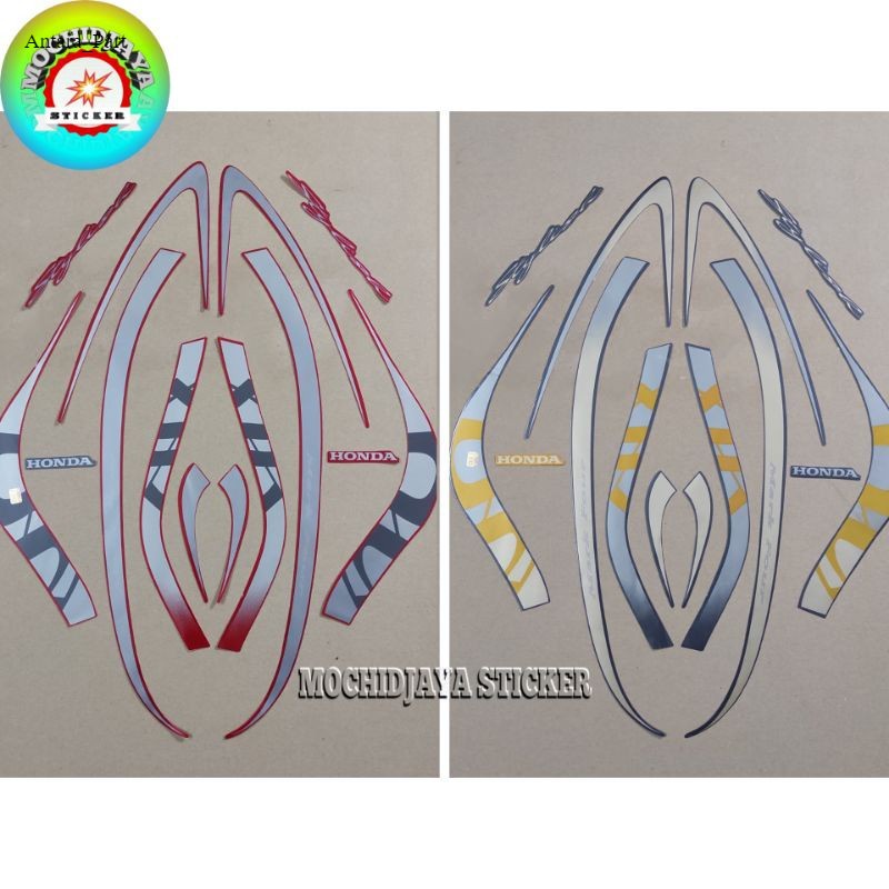 Striping Honda Scoopy Stylish 2020 2021 sticker list body motor scoopy stylish 2020 terbaik BERKUALI