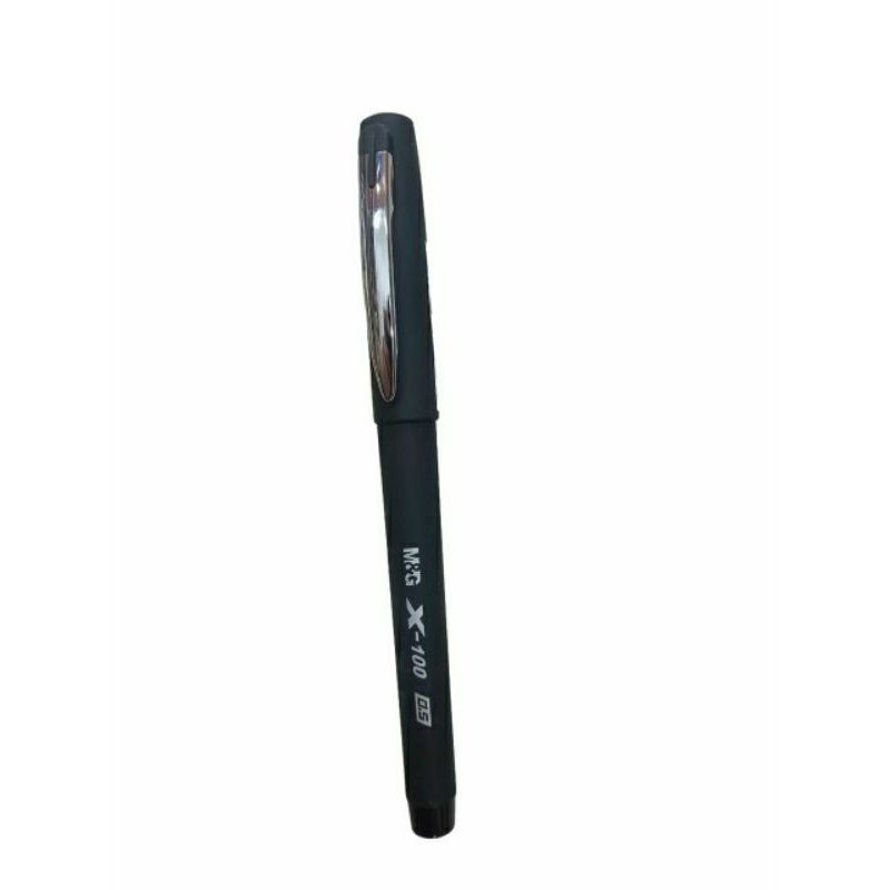 

M&G Ballpoint Gell Stick x-100 0.5 mm Black / Bolpen Gel 0.5 mm Hitam