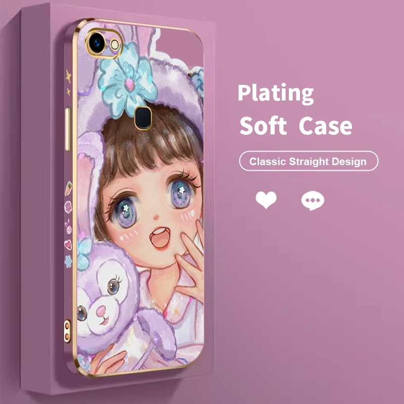 Golden Plated Casing Case For Vivo Y81 Y81i Y81s Case For Vivo Y83 Y85 vivi Y89 vovo Case For VivoY8