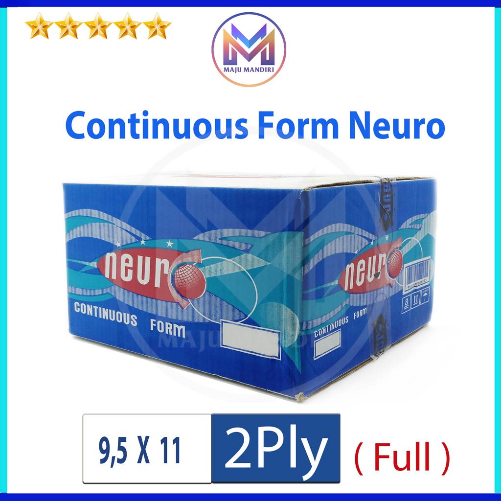 

Countinuous Form Neuro 2 Play Full / Kertas Continous 9.5 x 11 2 Ply