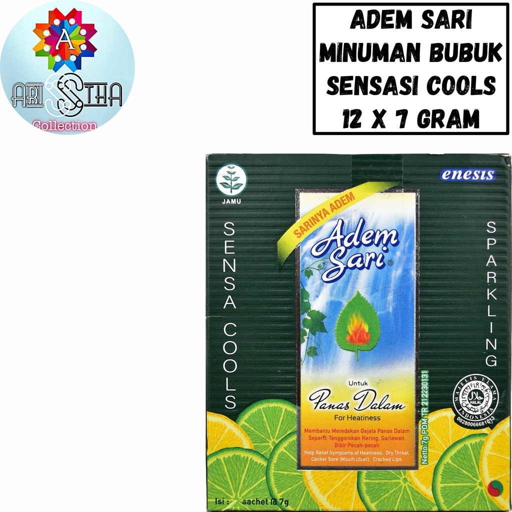 

Adem Sari Minuman Bubuk Cool Sensation 12 x 7 Gram