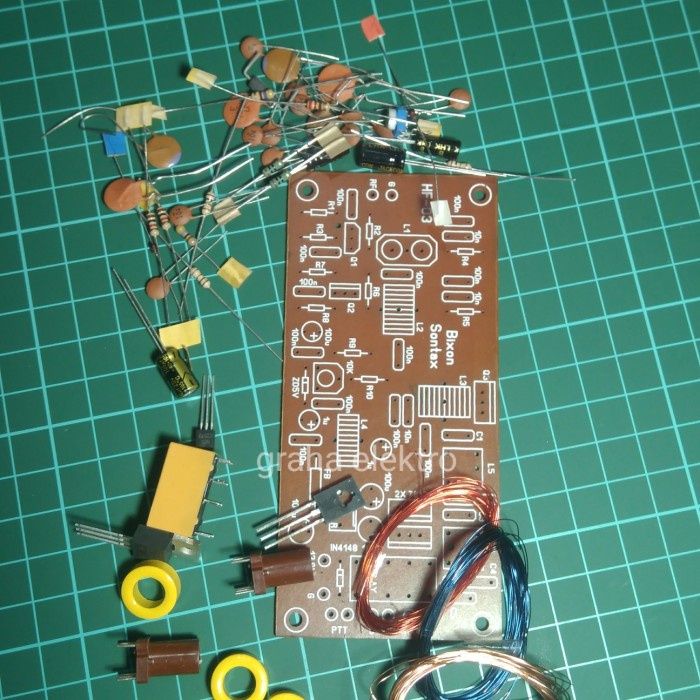 pcb kit linier bitx booster power RF tranceiver ssb lsb USB hf radio GO165