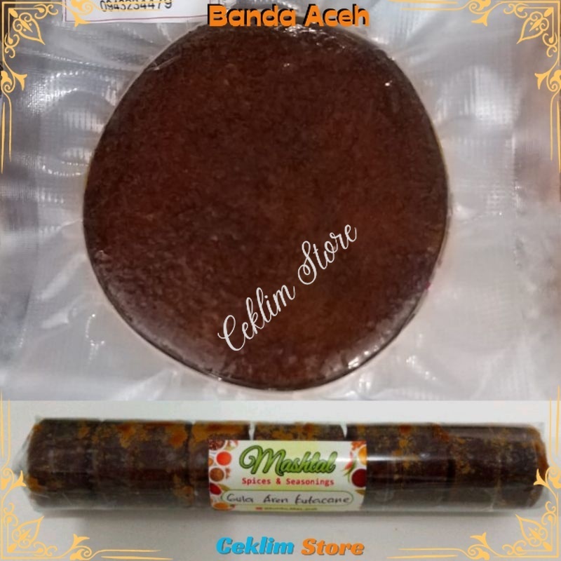 

Gula Aren Aceh Asli 100 % / Gula Aren Aceh Organik Keping Atau Koin Roll