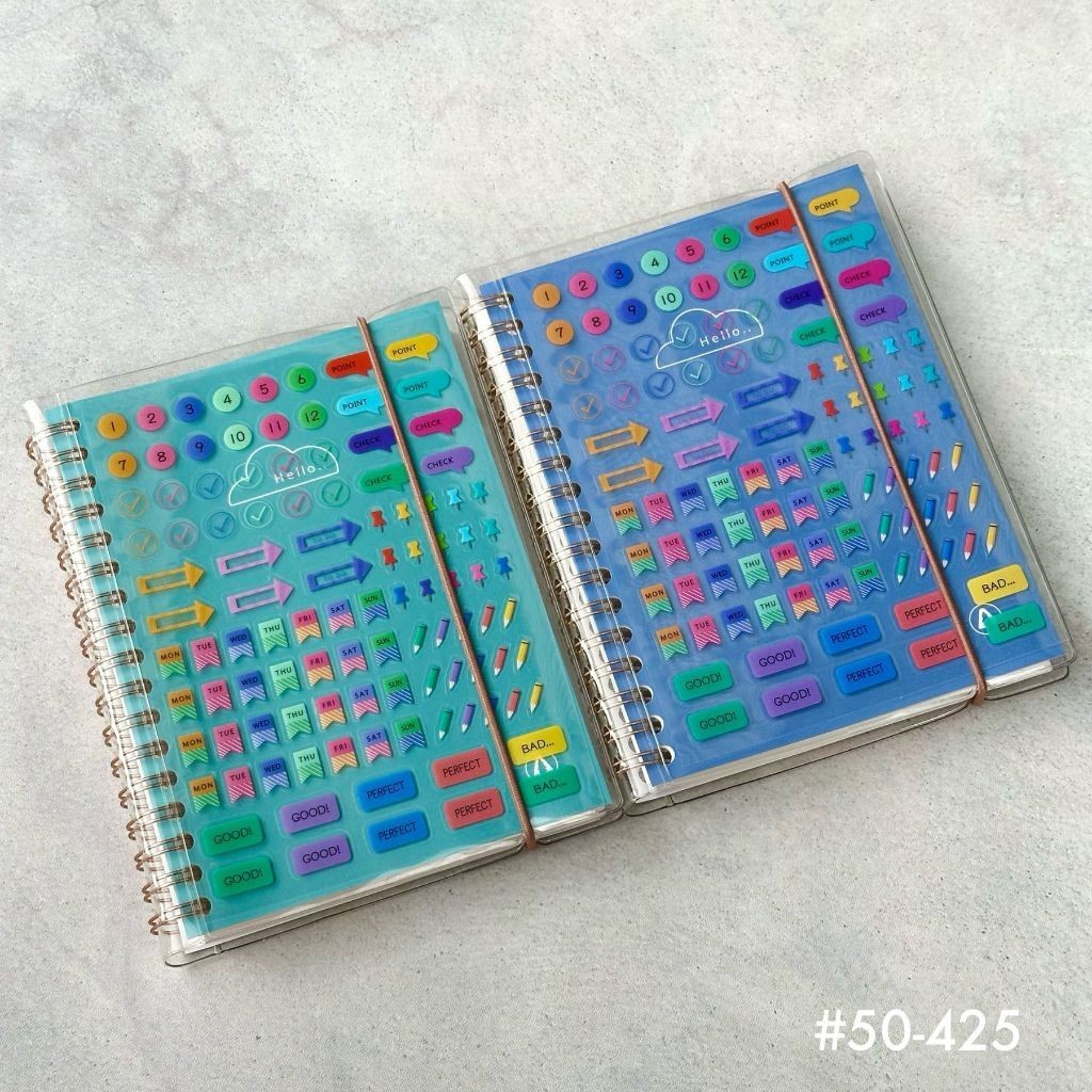 

Notebook Impor A6 Compotision Diary Ring Aiben 50-425 Buku Catatan Agenda 100 Lembar