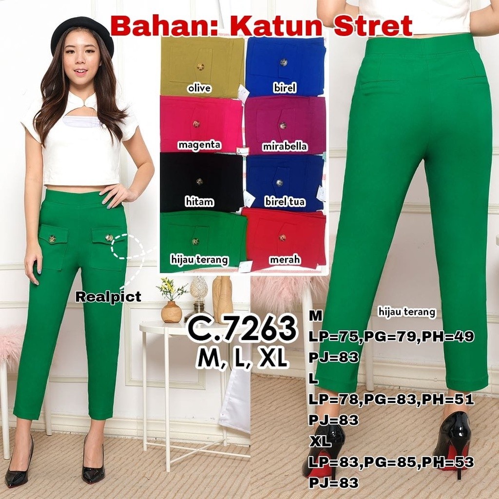 Celana Kulot Scuba Wanita Import kualitas bagus bahan tebal dan soft