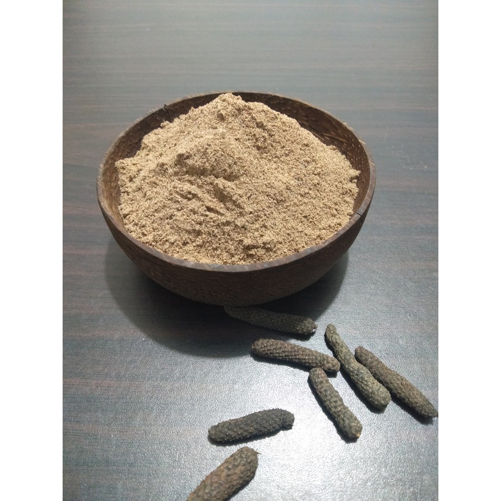 

Bubuk Cabe Jamu 100 GRAM - Cabe Jawa Bubuk - Long Peppper Powder 100 Gram - aksesoris adat