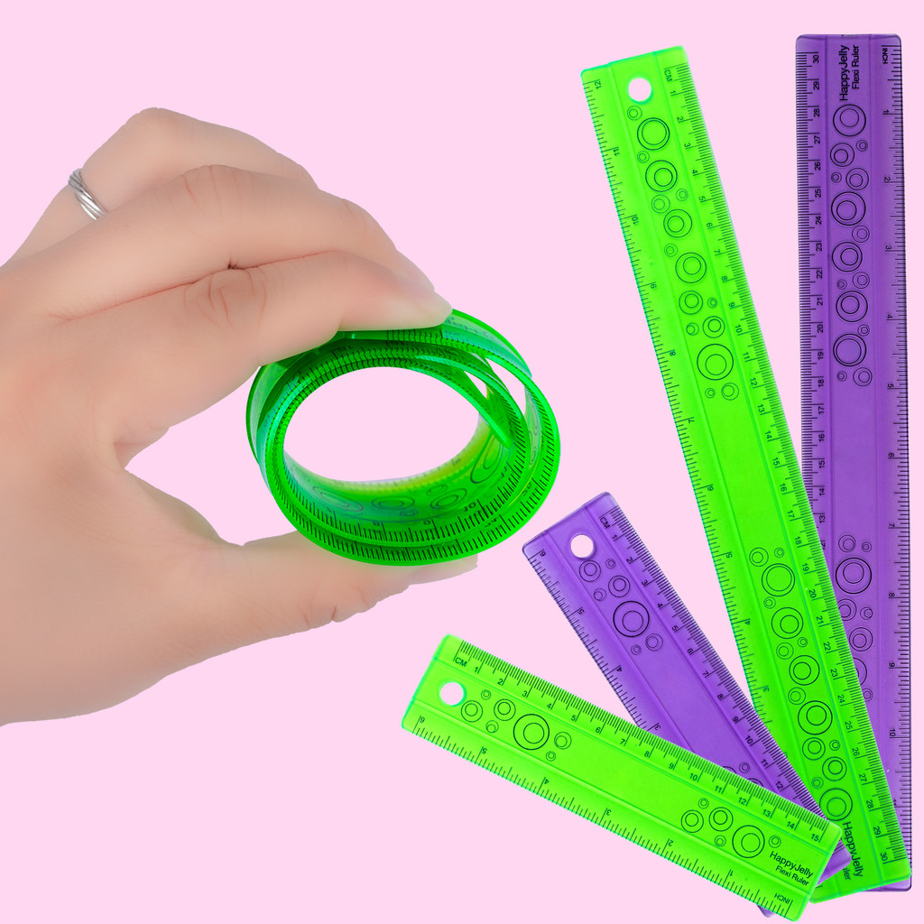 

Soft Ruler 15cm/30cm Flexible Ruler Inch And Metric Creative Stationery Drawing Ruler School Office Stationery Supply